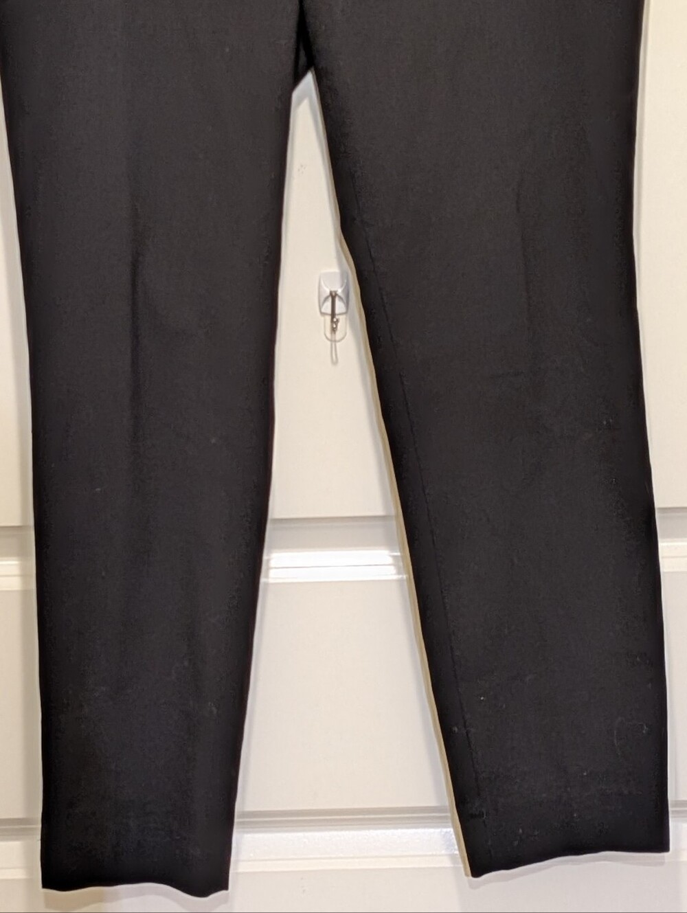 EUC Zara Basic 2 Black Tapered Leg Dress Pants Slacks - Picture 3 of 5